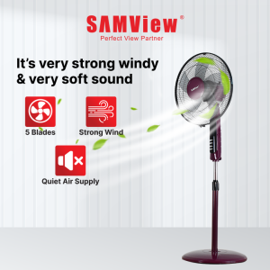 SAMView Stand Fan 16″