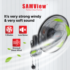 SAMView Wall Fan 16″