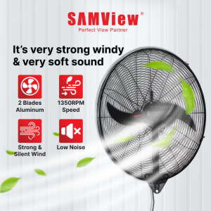 SAMView Industrial Wall Fan 26″ strong wind