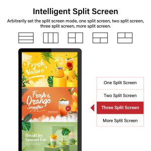 SAMView Digital Kiosk Advertisement Display with touch screen