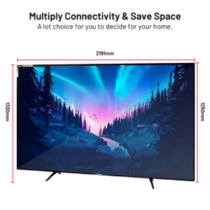 SAMView 100″ QLED Licensed Google LED TV Version 5.0 with Bluetooth, Chromecast and Dolby Sound