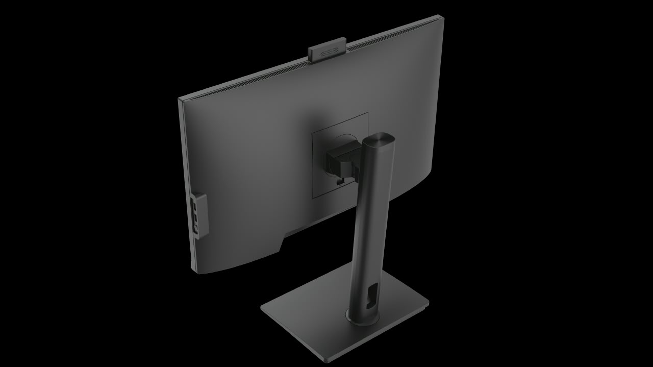 Samview 27-inch All-in-One PC rear and adjustable stand view